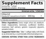 Meilleur Ubiquinol Kaneka QH 200 mg - 30 capsules de gel