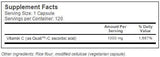 Meilleure vitamine C + Quali ™ C 1000 mg - 360 capsules