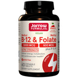 Méthyl B-12 5000 MCG et folate méthyle 800 mcg - 60 comprimés sublinguaux