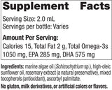 Dha de bébé | 1050 mg oméga-3 Végétarien - 30 ml