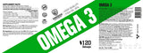 Soyez intelligent - Omega 3 - 120 Capsules de gel