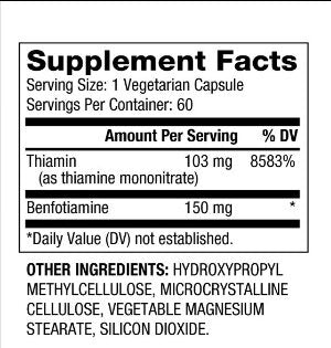 Benfotiamine 150 mg/60 Caps