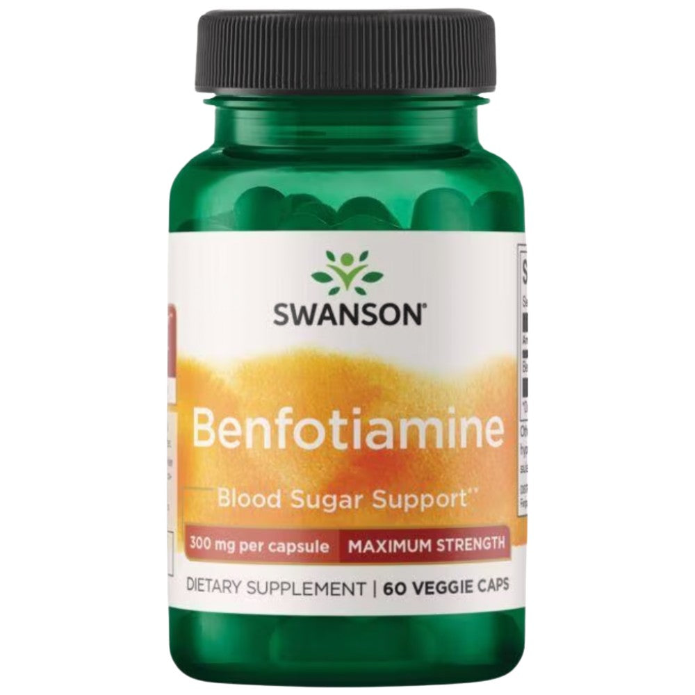 Benfotiamine 300 mg - Force maximale - 60 capsules
