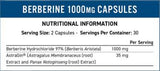 Berbérine 1000 mg avec astragin - 60 capsules