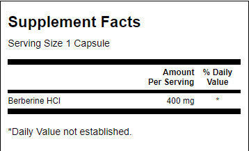 Berbérine 400 mg - 60 capsules