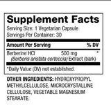 Berberine 500 mg/30 VCAPS