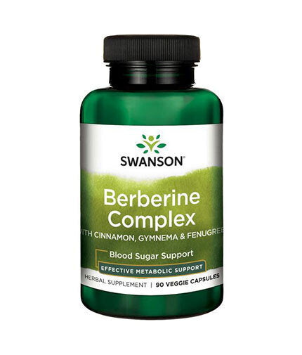 Complexe berbérine avec cannelle, gymnema et fenugrec 600 mg - 90 capsules