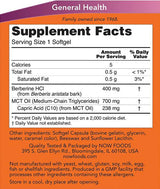 Support berbérine/glucose - 90 capsules de gel