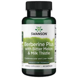 Berberine Plus | avec du melon amer et du lait chardon 60 capsules
