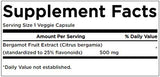Extrait de bergamote 500 mg - 30 capsules