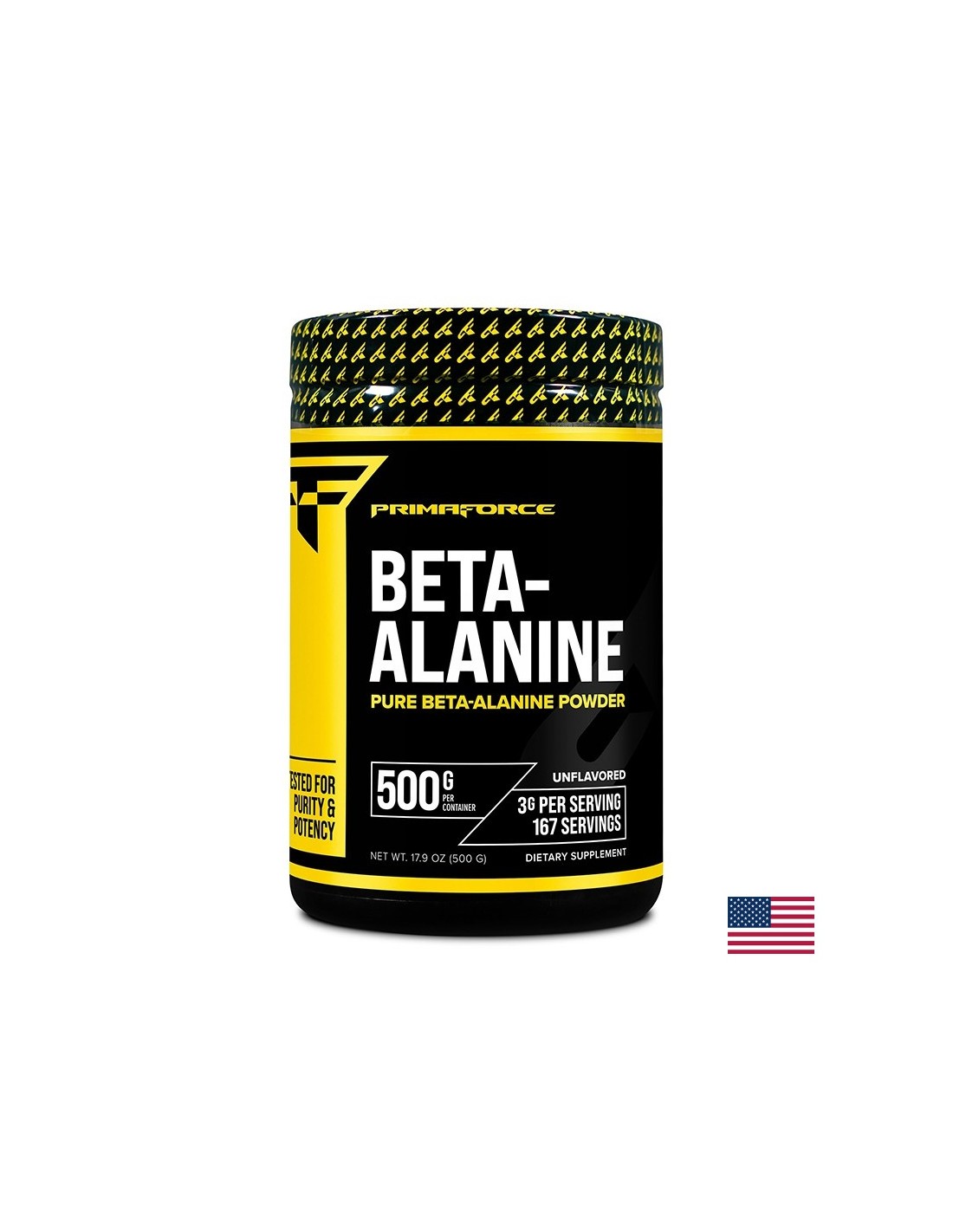 Masse musculaire - bêta-alanine, 500 g de poudre