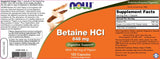 Betaine HCL 648 mg - 120 capsules