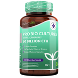 Synbiotique 30 milliards, 21 souches/60 capsules, 60 jours /