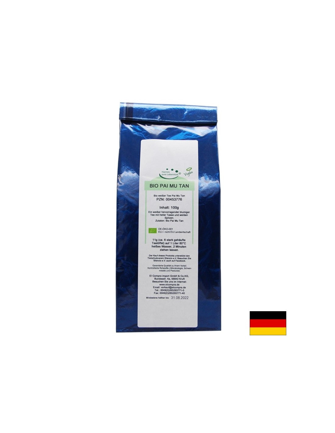 Bio Pai Mu Tan - Thé biologique de Pai Mu Tan (thé blanc chinois), 100 g el Compra