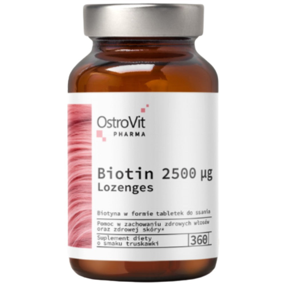Biotine 2500 MCG | Comprimés de sublinguaux de Lozenges 360