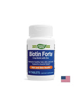 Biotin Forte® - Biotin Forte® avec zinc, 60 comprimés Nature's Way