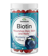 Biotin Gummies 5 000 MCG | Blearberry - 60 comprimés à croquer