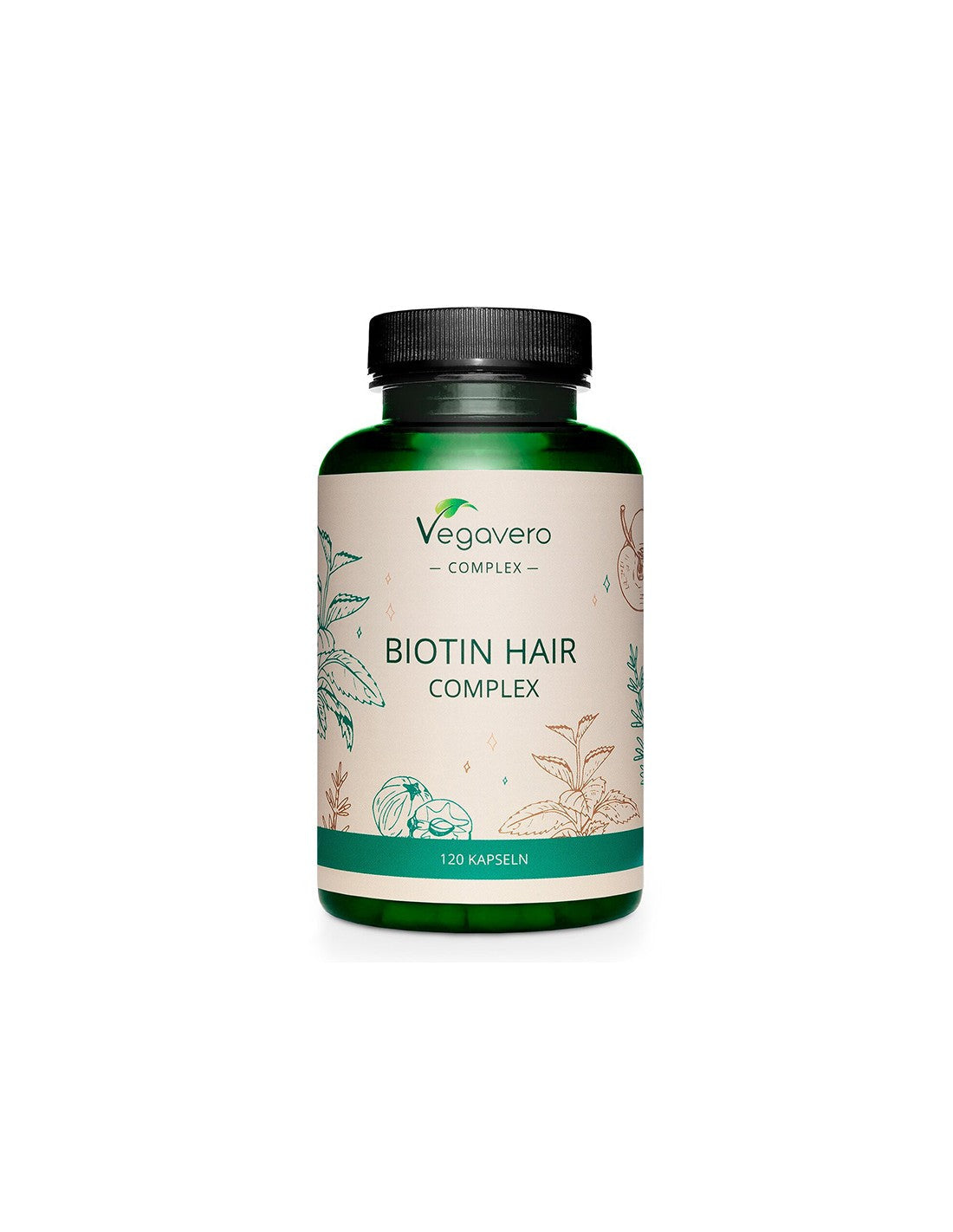 Complexe complexe de cheveux - Complexe de cheveux de biotine, 120 capsules