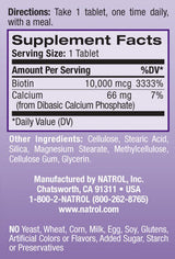 Biotine Mastimum Strength 10 000 MCG./100 onglets.