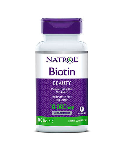 Biotine Mastimum Strength 10 000 MCG./100 onglets.