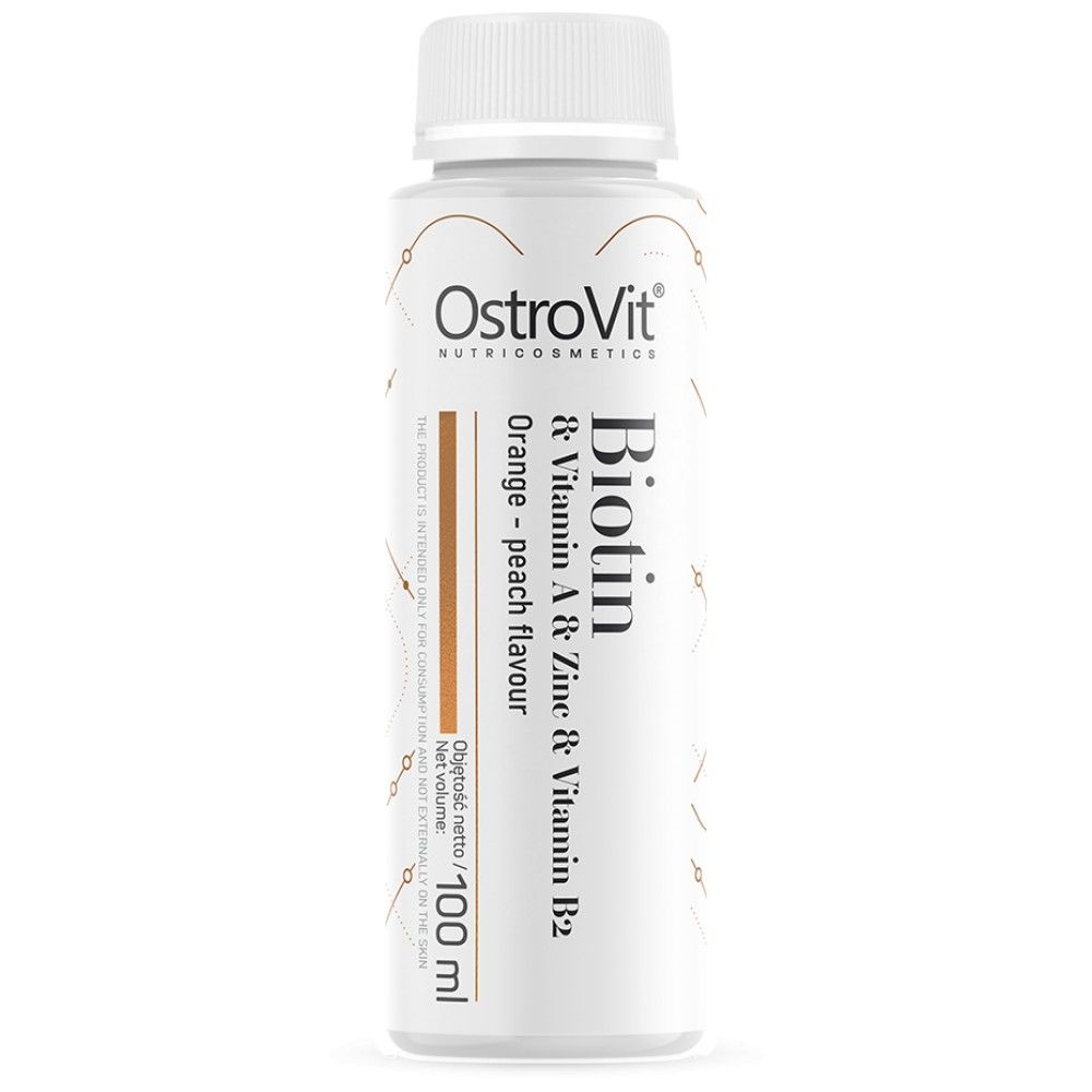Biotine et vitamine A & Zinc & Vitamin B2 Shot - 100 ml