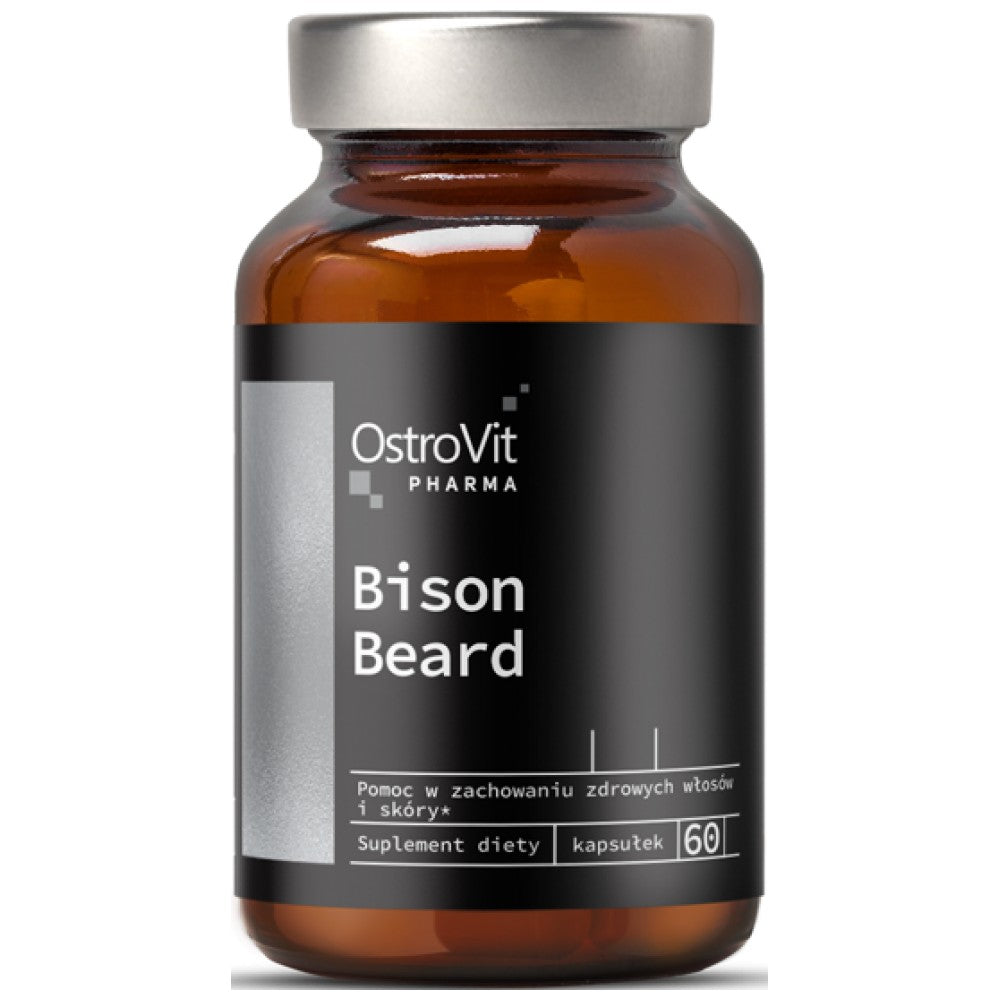 Bison Beard/Men's Beard Care 60 Capsules