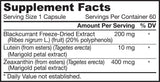 Brackcurrant + Lutein 60 Capsules