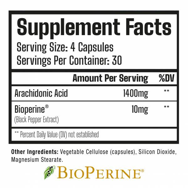 Blitz | Acide arachidonique - 120 capsules