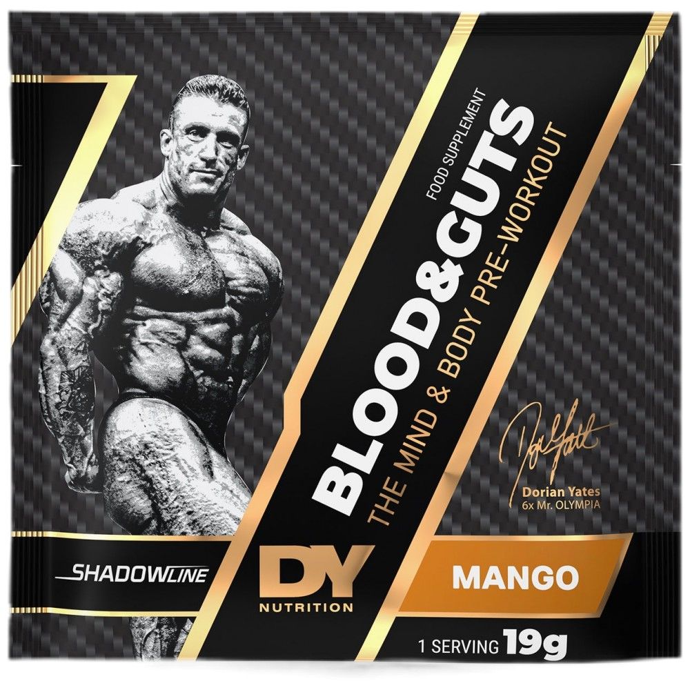 Blood and Guts Sachets/New Age of Pre-Workout - 19 grammes