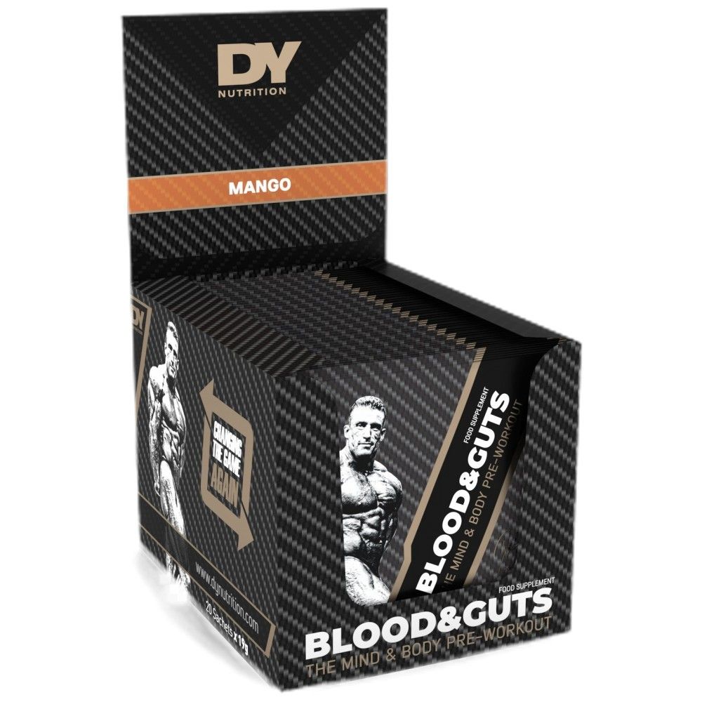 Blood and Guts Sachets/New Age of Pre-Workout - 20 x 19 grammes