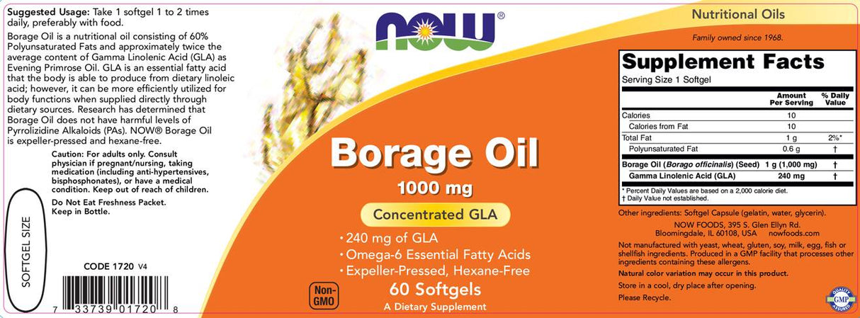 Huile de lait 1000 mg - 60 capsules de gel