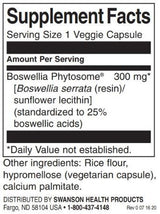 Phytosome Boswellia - VCAPS de 300 mg/60 normalisés - 0