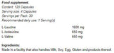 Acides aminés à chaîne ramifiée/BCAA - 120 capsules