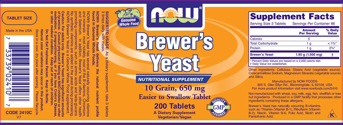 Brewer's Levure 650 mg - 200 comprimés