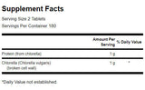 Chlorella de paroi cellulaire cassée 500 mg - 360 comprimés
