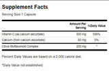 Vitamine C tamponnée avec des bioflavonoïdes 500 mg - 100 capsules
