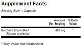 Butcher's Broom 470 mg - 100 capsules