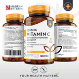 Vitamine C 1000 mg avec bioflavonoïdes et cynorhodon 180 <tc>Nutravita</tc> comprimés
