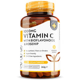 Vitamine C 1000 mg avec bioflavonoïdes et cynorhodon 180 <tc>Nutravita</tc> comprimés