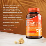 Vitamine C 1000 mg avec zinc (Albion® Zinc) 15 mg 210 comprimés <tc>Nutravita</tc>