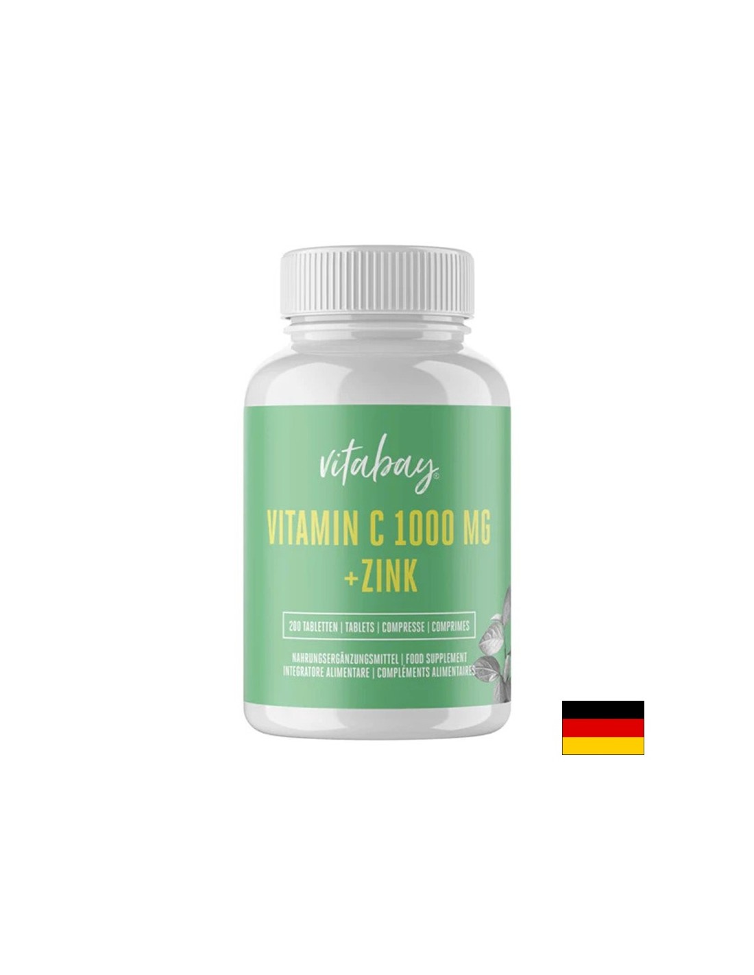 Immunité - Vitamine C 1000 mg + zinc, 200 comprimés