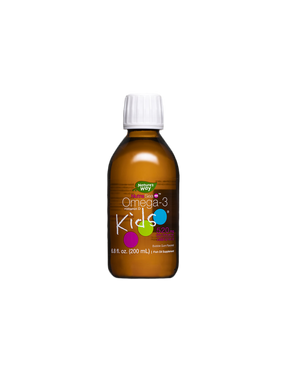 Omega-3 + vitamin D3 for children - NutraSea Kids - Highly digestible liquid formula, 200 ml, with gum flavor - Nutra Best Europe