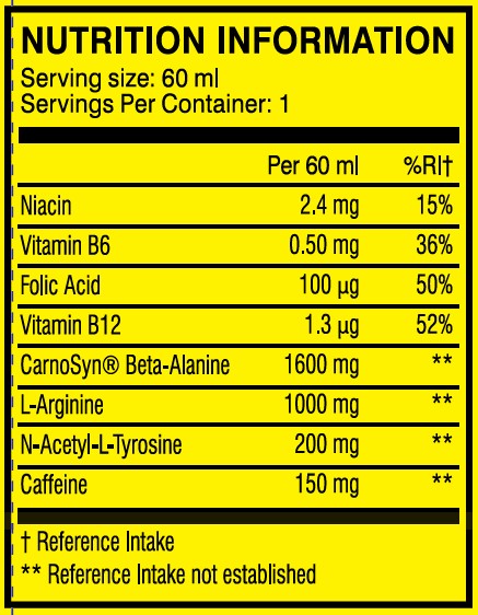 C4 Pré-entraînement CHAPS/12 x 60 ml - 0,700 kg