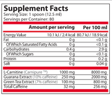 <tc>Pure Nutrition</tc> - CARNI MAX LIQUIDE au GUARANA et THÉ VERT - 1000 ML