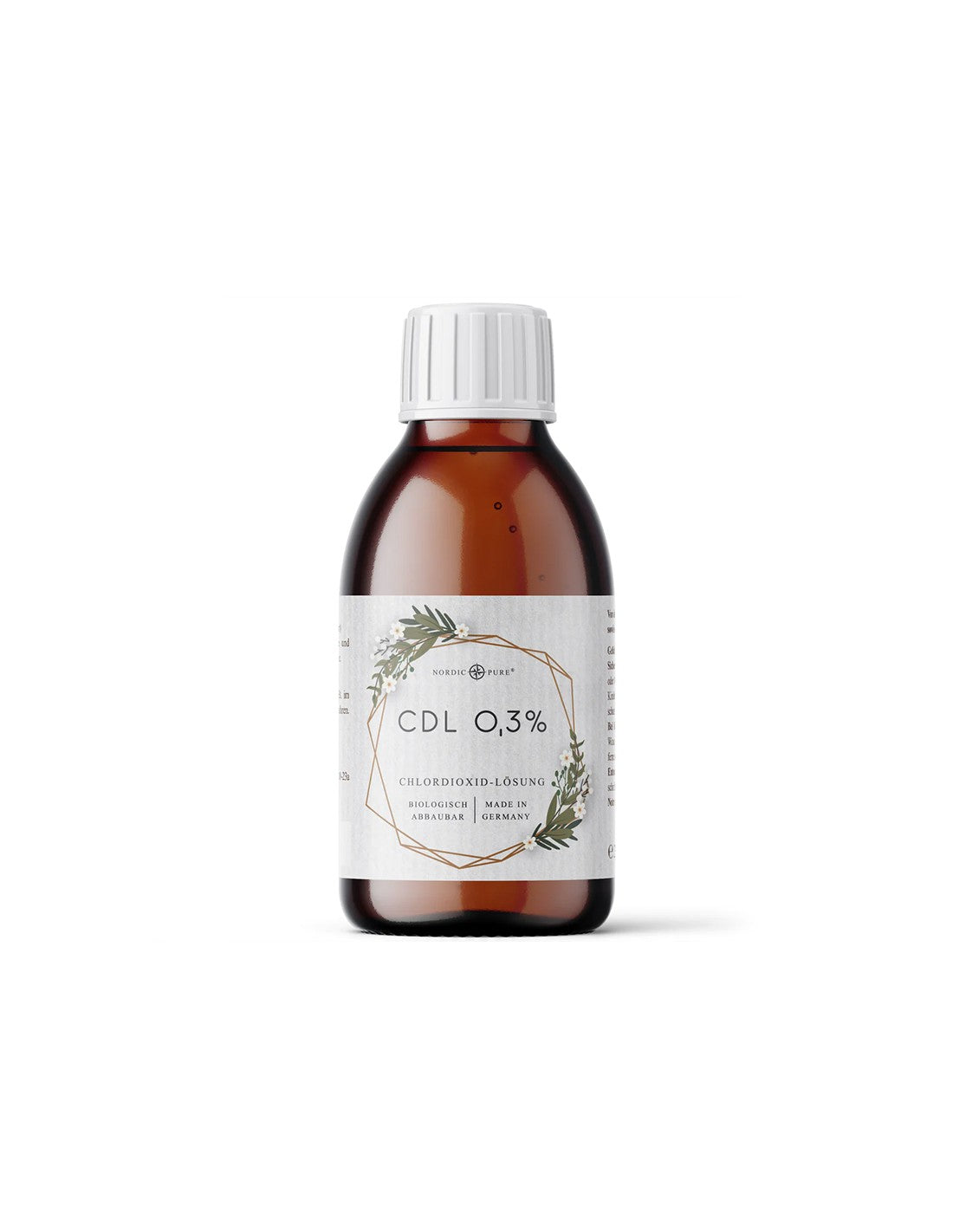 Désinfectant - dioxyde de chlore en solution aqueuse CDL 0,3%, 250 ml