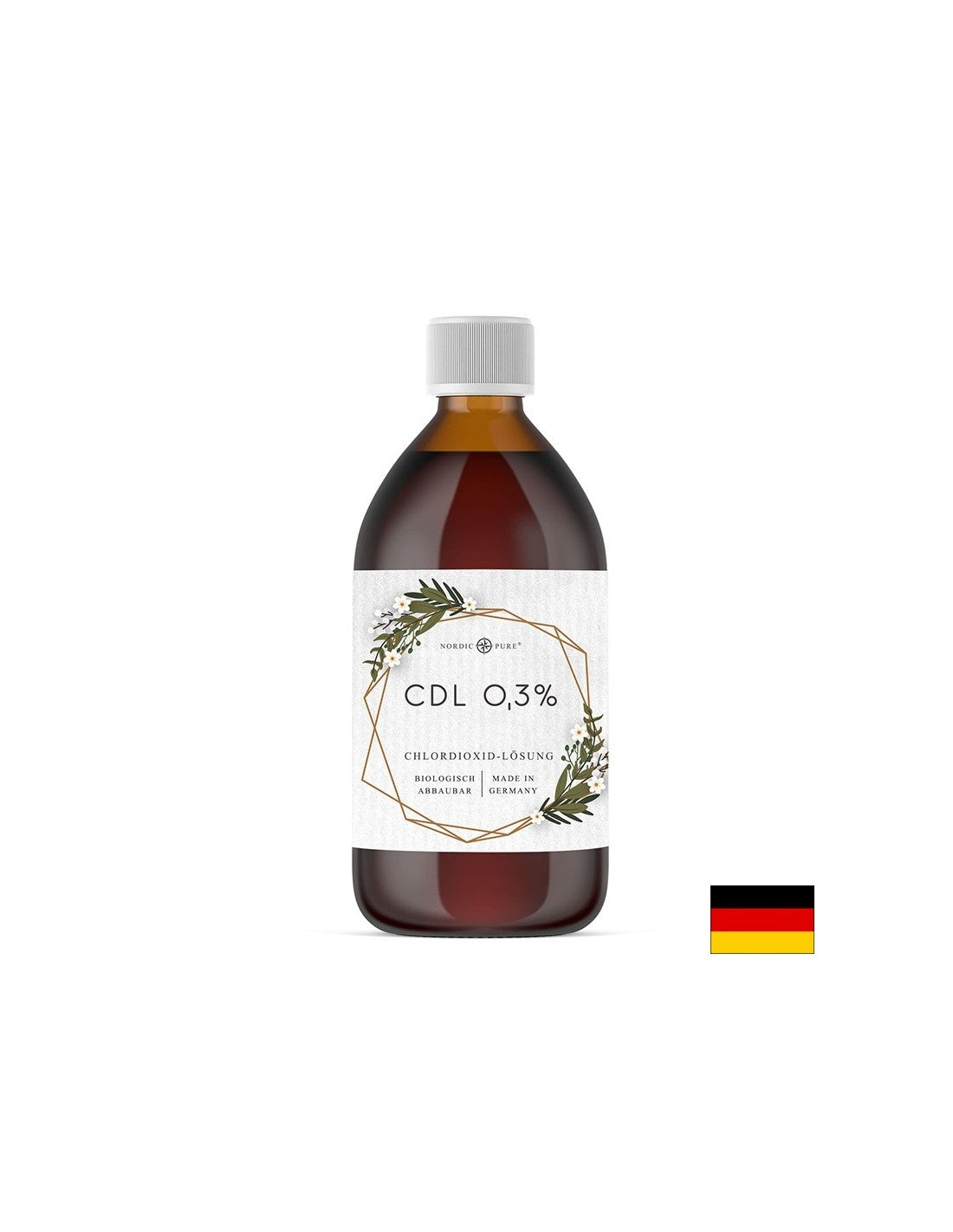 Désinfectant - dioxyde de chlore en solution aqueuse CDL 0,3%, 500 ml