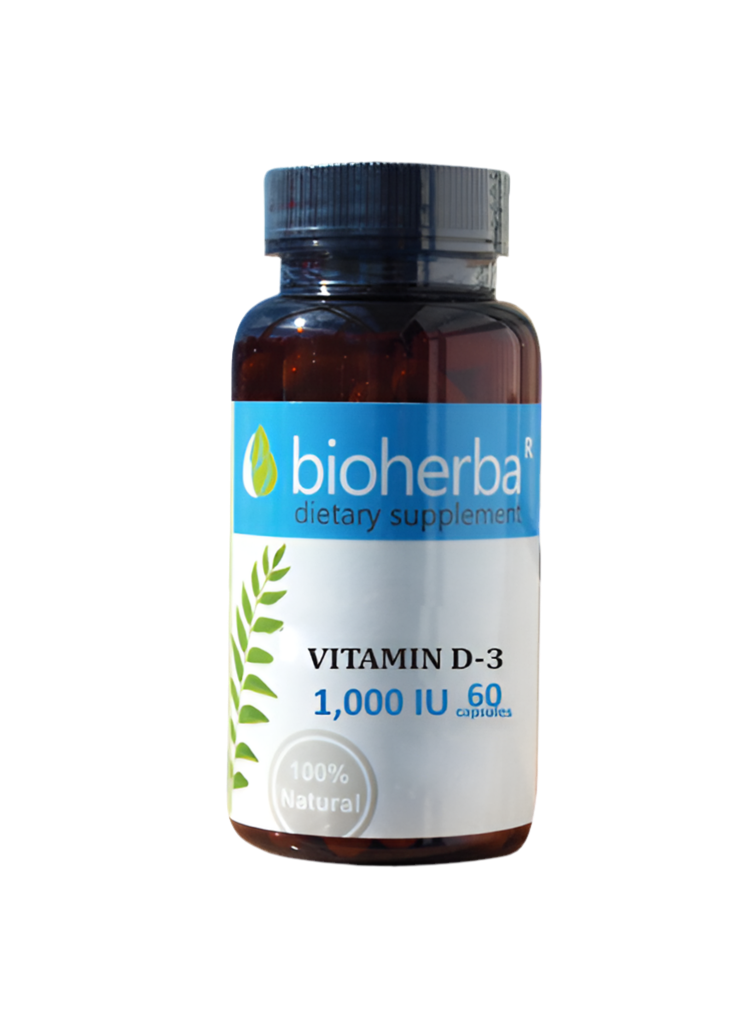Vitamine D-3 1000 UI - 60 capsules