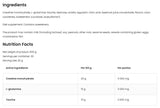 CGT Powder/Creatine + Glutamine + Taurine 600 grammes