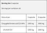 Capsules de gel CLA Slim 180