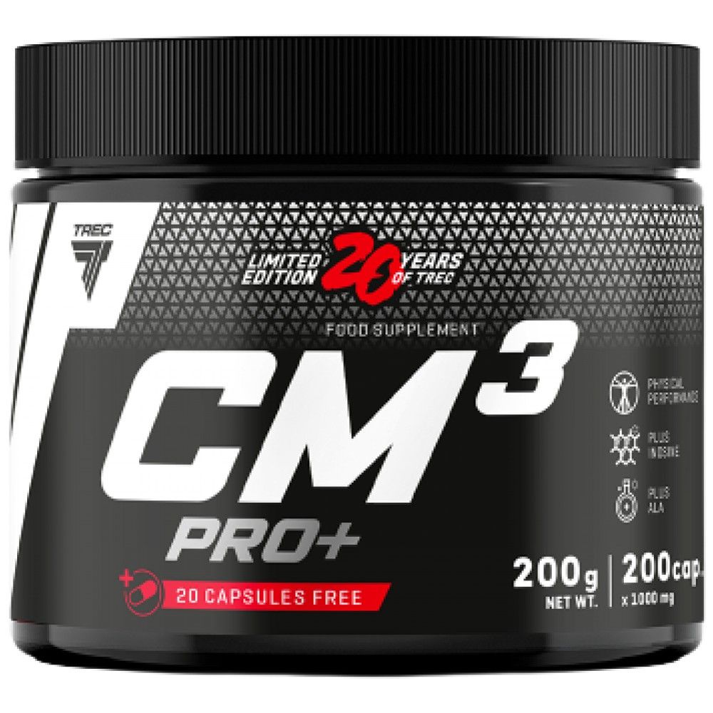 CM3 Pro + | avec inosine et acide lipoïque alpha - 200 capsules